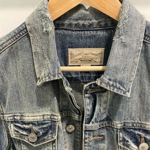 all saints kita denim jacket